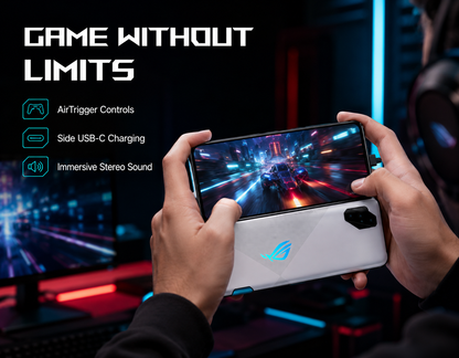 Asus ROG Phone 5 ZS673KS / I005DA 5G 128GB 12GB RAM GSM Unlocked - White