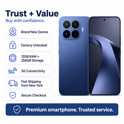 XIAOMI 17T PRO 5G 256GB ROM 12GB RAM Dual SIM GSM Unlocked - Blue