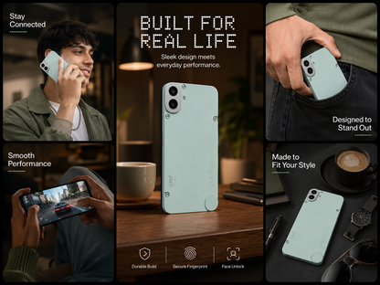 Nothing CMF by Nothing Phone 1 5G Dual SIM 256GB ROM 8GB RAM GSM Unlocked - Light Green