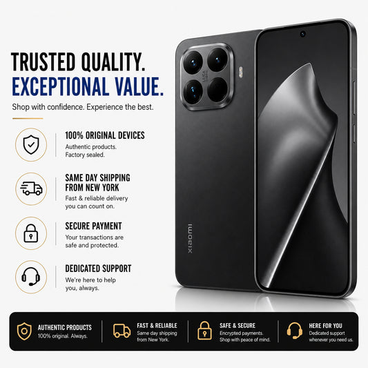Black XIAOMI 15T Pro 5G phone, back camera module and front display shown.