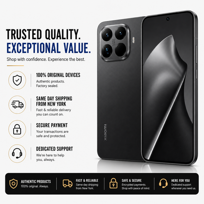XIAOMI 15T PRO 5G 512GB ROM 12GB RAM Dual SIM GSM Unlocked - Black