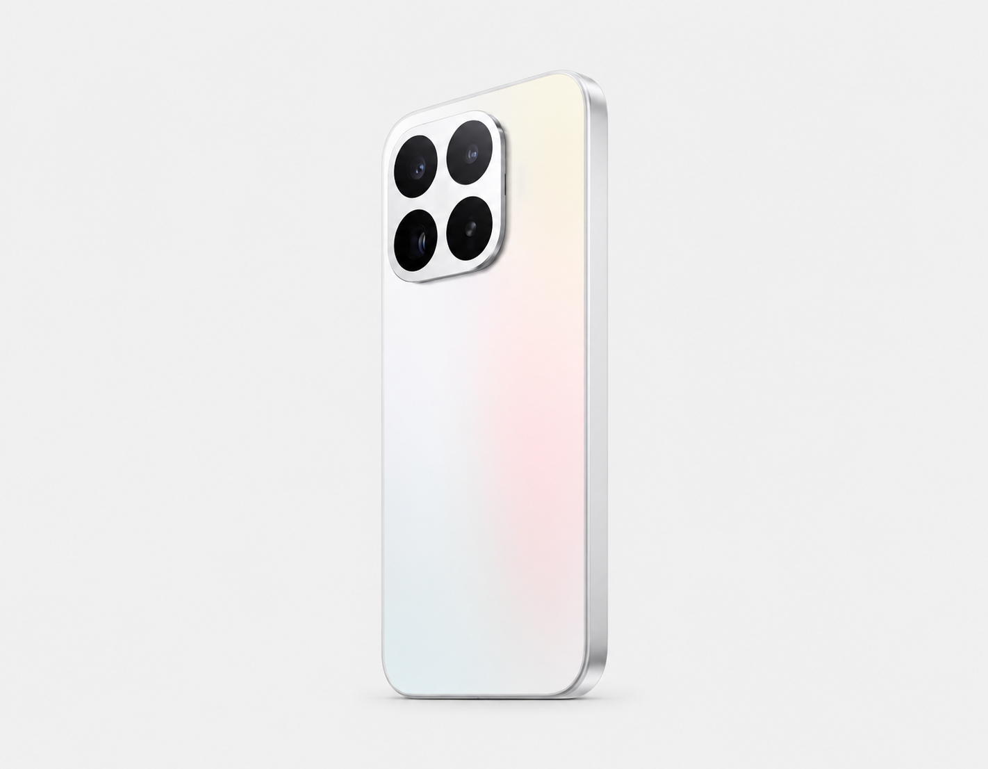 XIAOMI Mi 17T 5G White smartphone back view with quad-lens camera module