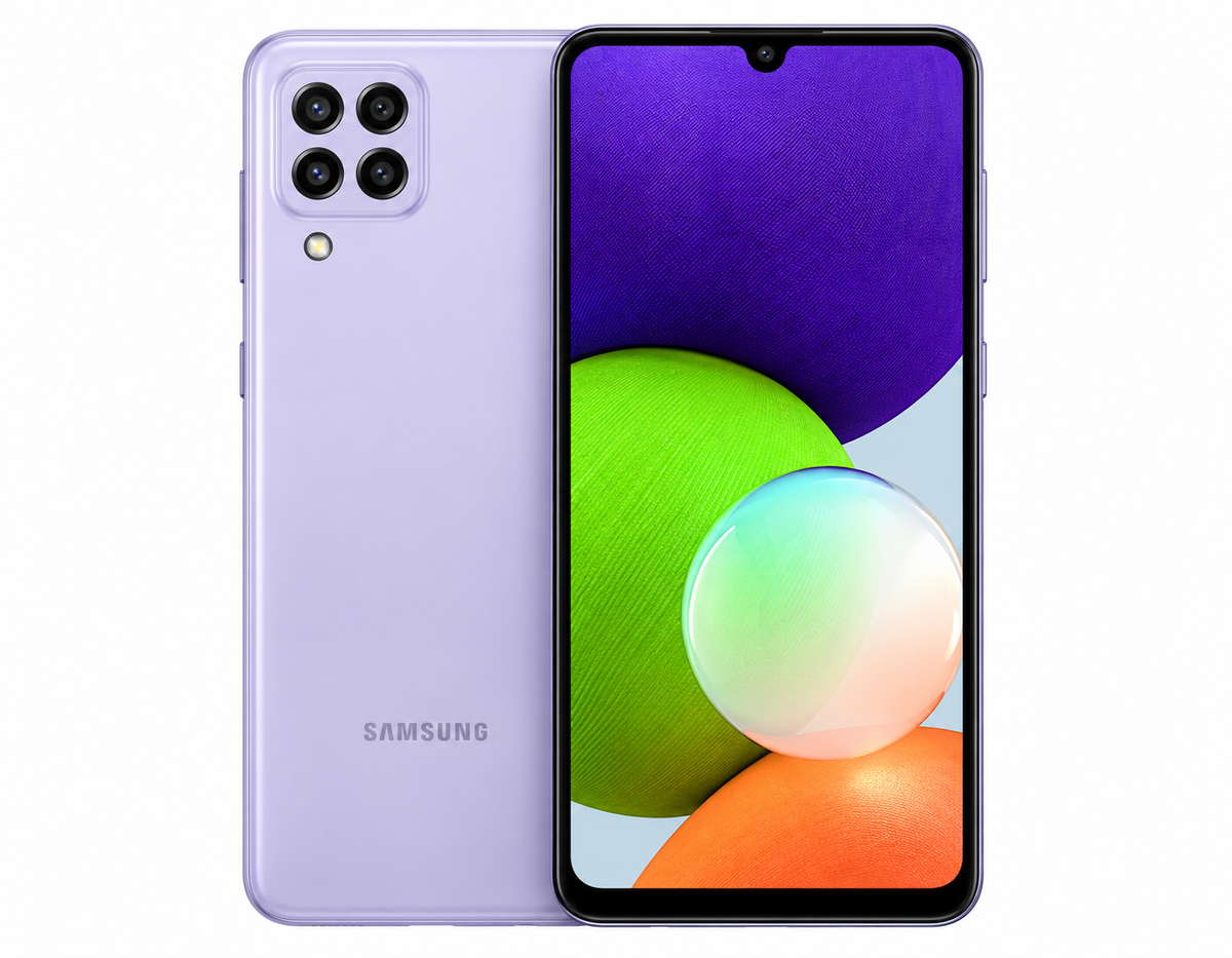 Samsung Galaxy A22 4G A225F LTE 128GB 6GB RAM Dual Sim GSM Unlocked - Violet