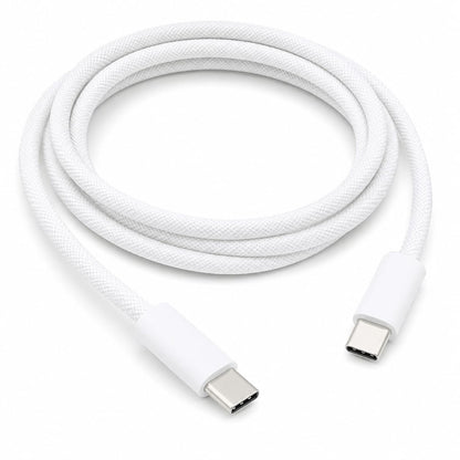 USB-C to USB-C Cable 3FT – 60W Braided Fast Charging Cord for iPhone 17/16/15, iPad Pro & USB-C Devices