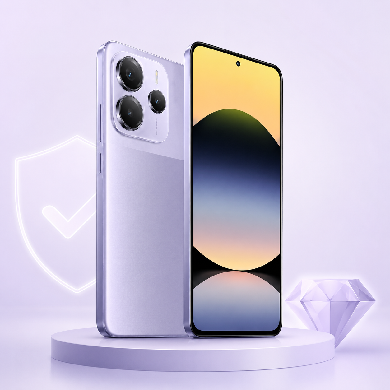 Xiaomi Redmi Note 14 5G 256GB ROM 8GB RAM Dual Sim GSM Unlocked - Lavender Purple