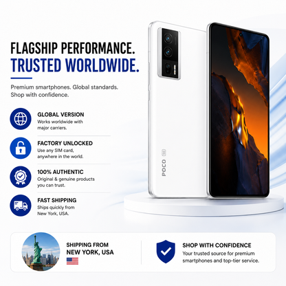 Xiaomi Poco F5 PRO 5G Dual SIM 512GB ROM 12GB RAM GSM Unlocked - White