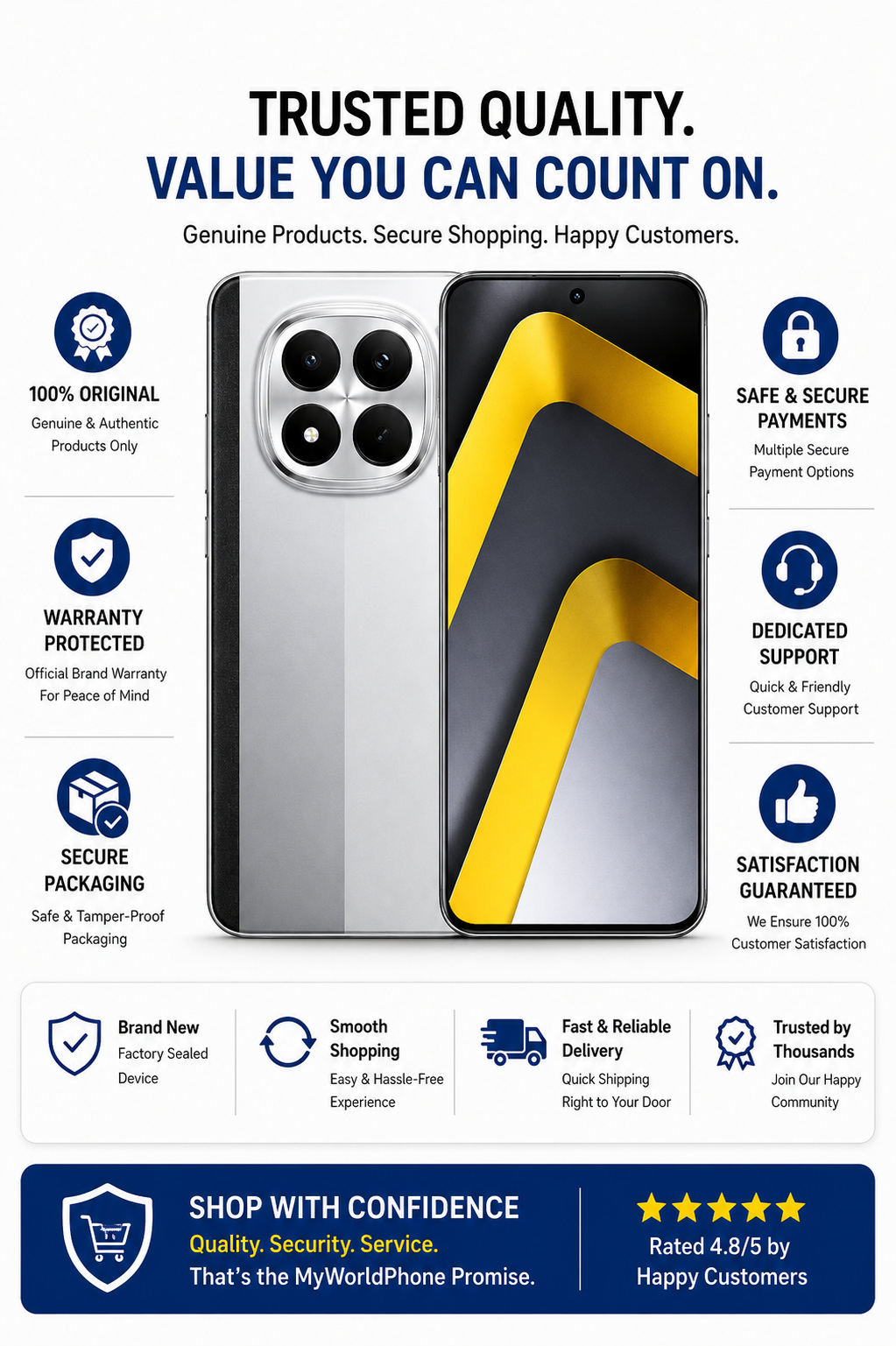 Xiaomi Poco M8 Pro 5G Dual SIM 512GB ROM 12GB RAM GSM Unlocked - Silver