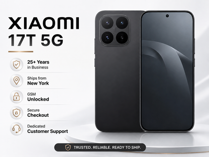XIAOMI Mi 17T 5G 256GB ROM 12GB RAM Dual SIM GSM Unlocked - Black