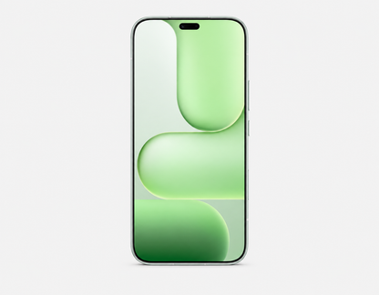 HONOR 600 Lite 5G smartphone front view with green curved display