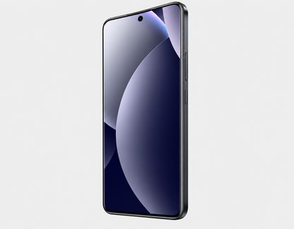 Xiaomi Redmi Note 15 Pro 4G Black smartphone front view from an angle with slim bezels and notch camera hole