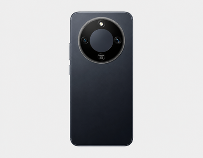 Honor X9d 5G Dark smartphone back with circular camera island and two lenses