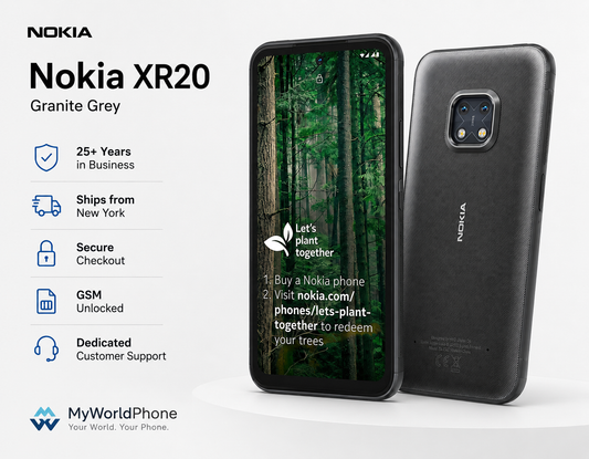 Nokia XR20 Dual-SIM 128GB ROM + 6GB RAM GSM Unlocked - Granite Grey