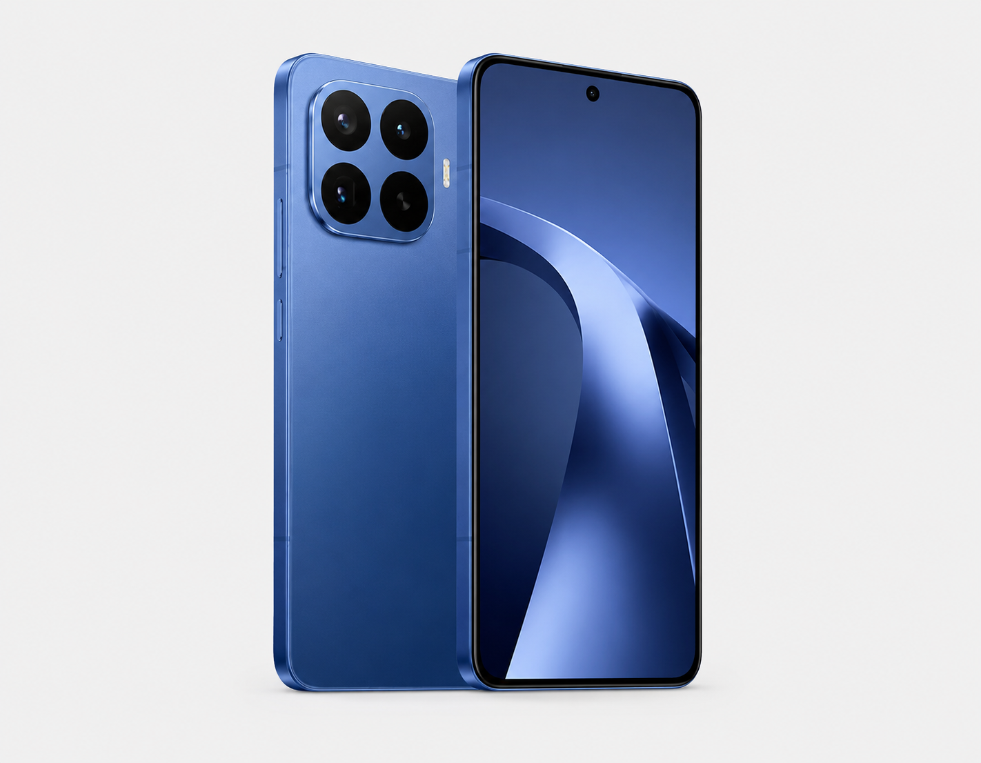 XIAOMI 17T PRO 5G Blue smartphone front and back with quad camera