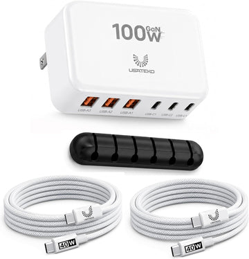 100W 6 Port Gan Charger