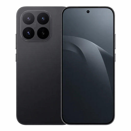 Black Xiaomi 17T 5G smartphone front and back with quad-camera module