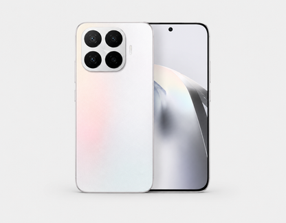 XIAOMI Mi 17T 5G White smartphone front and back showing quad-lens camera and display