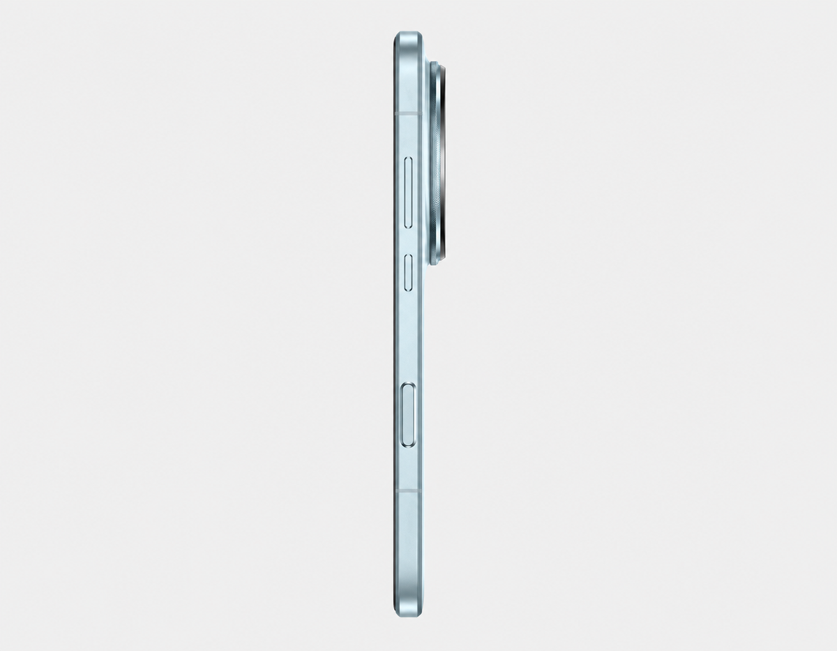 Honor Magic8 Pro 5G Smartphone side view showing slim frame and button openings along the edge