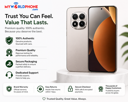 Xiaomi Redmi Note 15 Pro 5G 256GB ROM 8GB RAM Dual SIM GSM Unlocked - Titanium