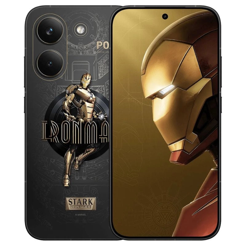 Xiaomi Poco X8 PRO 5G 512GB ROM 12GB RAM Dual SIM GSM Unlocked Iron Man Edition - Gold