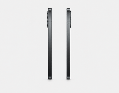 Xiaomi Poco F8 Pro 5G Black smartphone side profile with buttons, two views