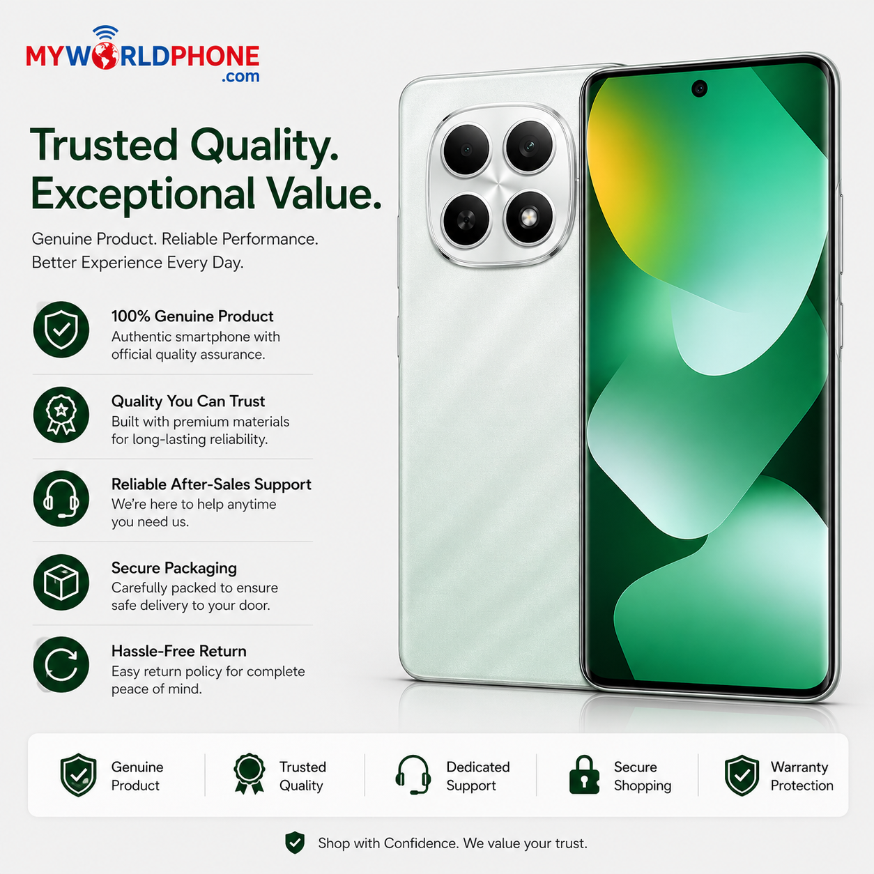Xiaomi Redmi Note 15 4G 128GB ROM 6GB RAM Dual SIM GSM Unlocked - Green