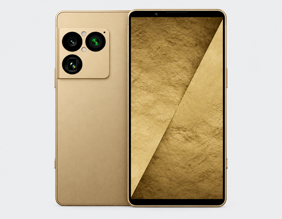 Sony Xperia 1 VIII XQ-GE74 Dual SIM 5G 512GB ROM 12GB RAM GSM Unlocked -Gold