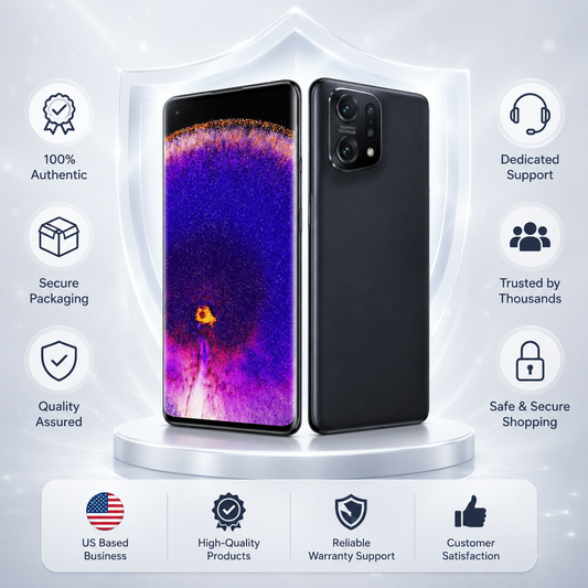 Oppo Find X5 5G CPH2307 DUAL SIM 8GB RAM 256GB ROM GSM Unlocked - Black