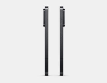 XIAOMI Mi 17T PRO 5G Black smartphone side profile views showing thin frame and buttons.