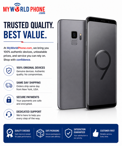 Samsung Galaxy S9 G960F DS 64GB ROM 4GB RAM GSM Unlocked - Grey
