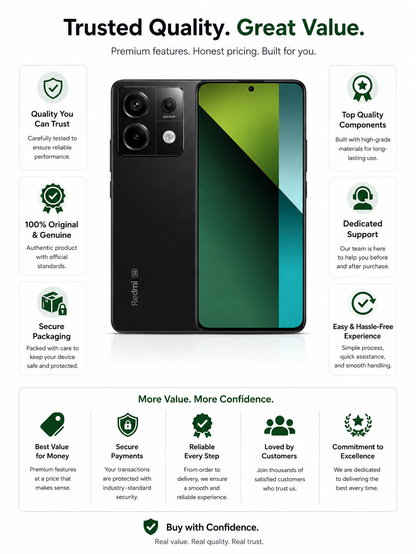 Xiaomi Redmi Note 13 Pro 5G Dual SIM 128GB ROM 8GB RAM Global GSM Unlocked - Black