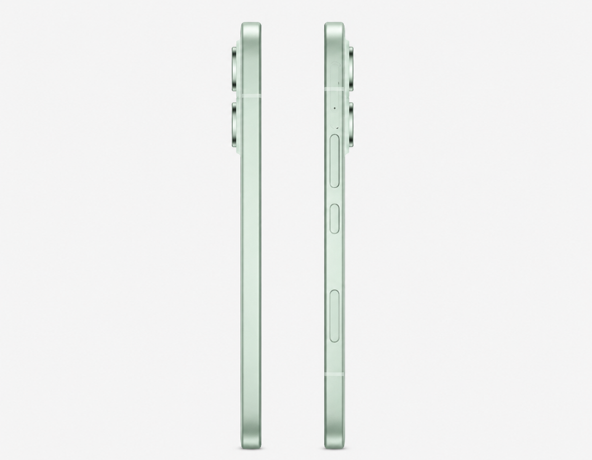 HONOR 600 Lite 5G smartphone side profile with buttons and slim frame