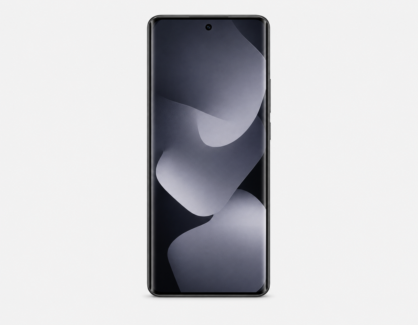 Xiaomi Redmi Note 15 4G Black front smartphone with display and front camera cutout