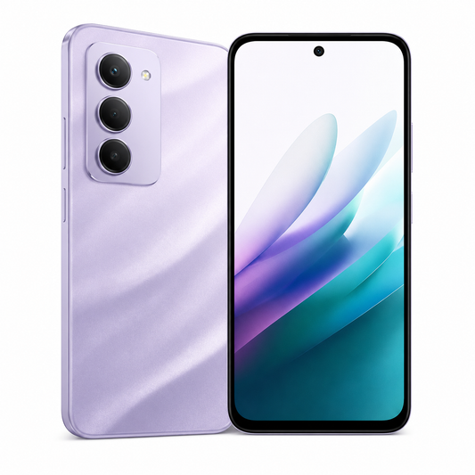 XIAOMI Redmi 15 4G  Purple Xiaomi Redmi smartphone with triple rear cameras and front display