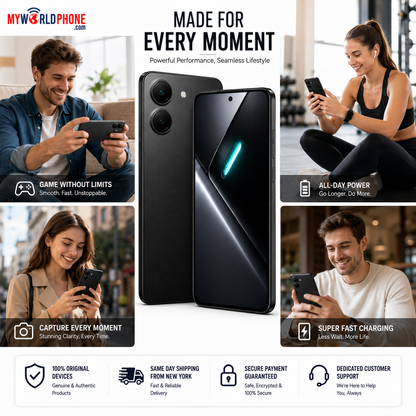 Xiaomi Poco X8 PRO 5G 512GB ROM 8GB RAM Dual SIM GSM Unlocked - Black