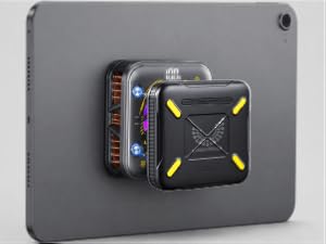 USATEKO Magnetic Phone Cooler Fan with RGB Display & 2500mAh Battery for iPhone & Android