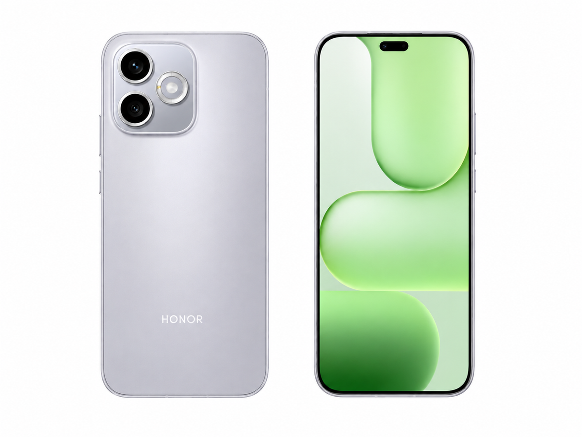 HONOR 600 Lite 5G Gray HONOR smartphone with dual rear cameras and front display