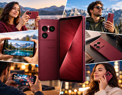 Sony Xperia 1 VIII XQ-GE74 Dual SIM 5G 512GB ROM 12GB RAM GSM Unlocked - Red