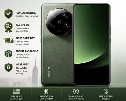 Xiaomi Mi 13 Ultra 5G 1TBGB ROM 16GB RAM Dual SIM GSM Unlocked - Green