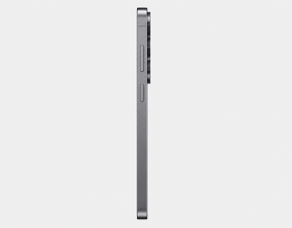 Samsung Galaxy S26 FE 5G smartphone in graphite, right side view with buttons