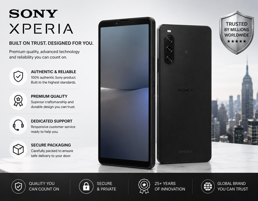 Sony Xperia 10 V XQ-DC72 5G Dual SIM 128GB ROM 8GB RAM GSM Unlocked Global - Black