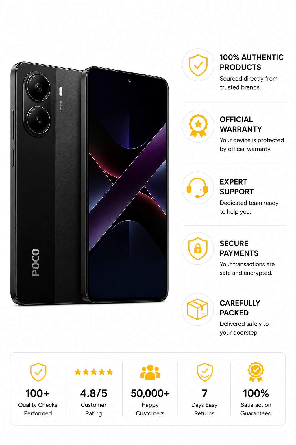 Xiaomi Poco X7 PRO 5G 256GB ROM 12GB RAM Dual SIM GSM Unlocked Xiaomi Poco X7 PRO 5G 256GB ROM 12GB RAM Dual SIM GSM Unlocked