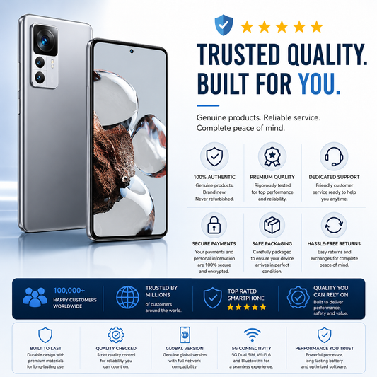 Xiaomi 12T 5G Dual SIM 256GB ROM 8GB RAM GSM Unlocked - Blue