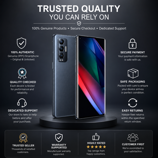 OPPO Find X3 Neo 5G CPH2207 Dual Sim 12GB RAM 256GB GSM Unlocked - Black