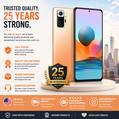 Xiaomi Redmi Note 10 Pro 128GB 6GB RAM GSM Unlocked - Gradient Bronze