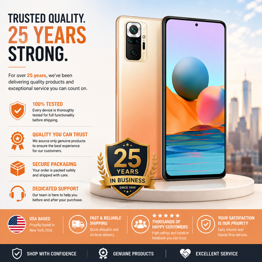 Xiaomi Redmi Note 10 Pro 128GB 6GB RAM GSM Unlocked - Gradient Bronze