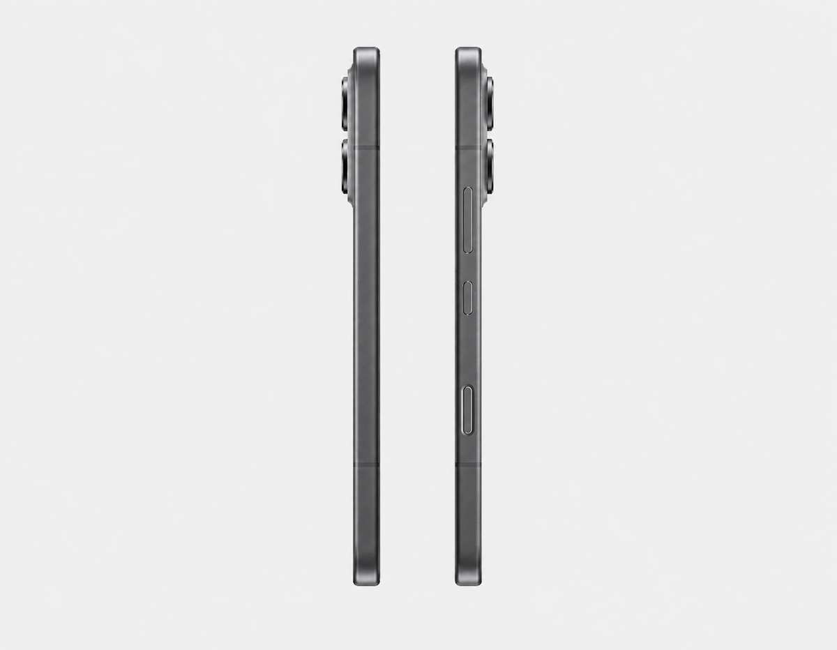 HONOR 600 Lite 5G Black smartphone side profile with buttons and port