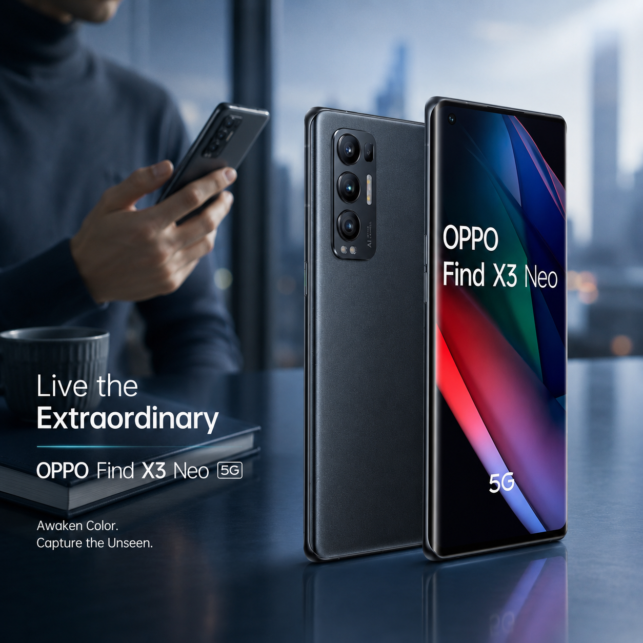 OPPO Find X3 Neo 5G CPH2207 Dual Sim 12GB RAM 256GB GSM Unlocked