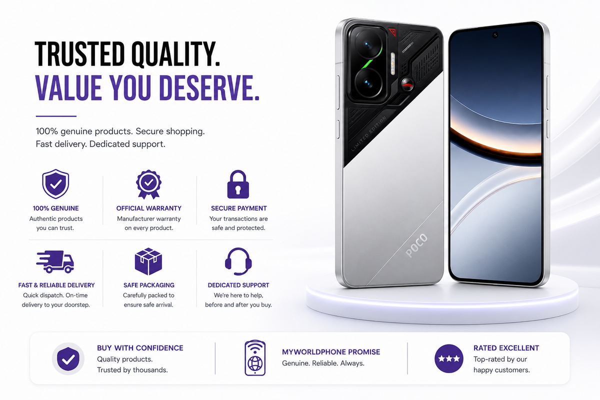Xiaomi Poco F7 5G 256GB ROM 12GB RAM Dual sim GSM Unlocked - Silver