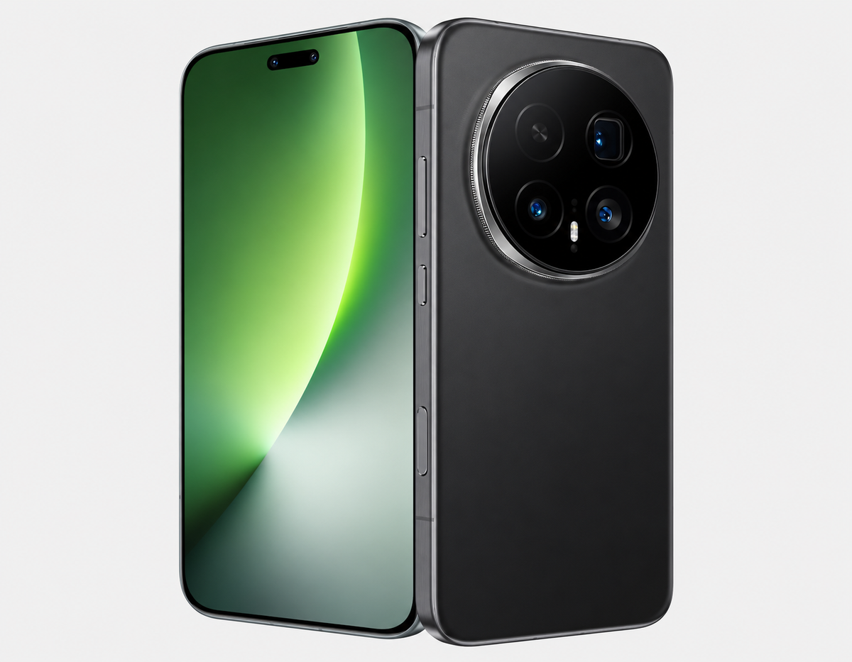 Honor Magic8 Pro 5G Black Honor smartphone with front display and rear triple-lens camera module