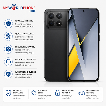 Xiaomi Poco F8 Pro 5G 256GB ROM 12GB RAM Dual SIM GSM Unlocked - Black